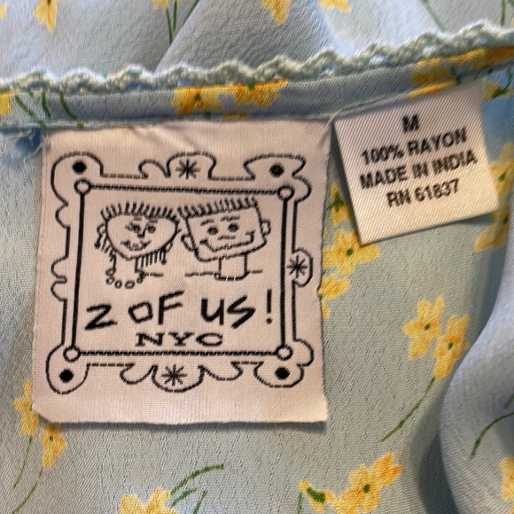 2 OF US flower print maxi dress with tie back .. so pretty.. flowy - Picture 5 of 6